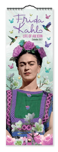 Cover image for 9781806941520 - Frida Kahlo: Life of an Icon Slim Calendar 2027 (Art Calendar)