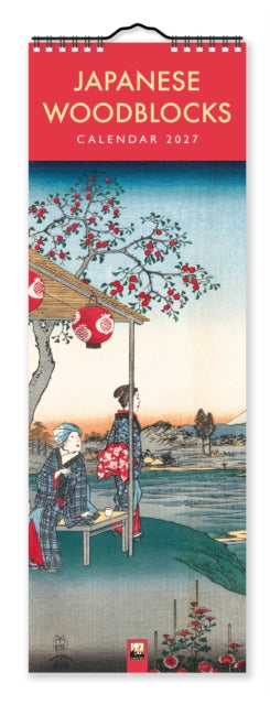 Cover image for 9781806941629 - Japanese Woodblocks Slim Calendar 2027 (Art Calendar)