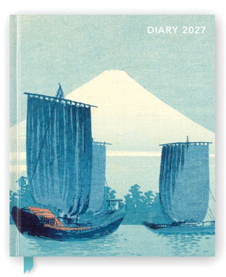 Cover image for 9781806941681 - Japanese Woodblocks 2027 Desk Diary Planner - Week to View, Illustrated Throughout
