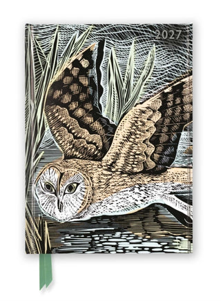Cover image for 9781806941803 - Angela Harding: Marsh Owl 2027 Luxury Diary Planner – Page to View with Notes