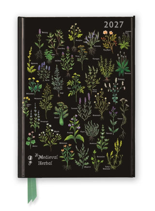Cover image for 9781806941827 - Anna Stead: A Medieval Herbal 2027 Luxury Diary Planner - Page to View with Notes