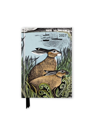 Cover image for 9781806941902 - Angela Harding: Rathlin Hares 2027 Luxury Pocket Diary Planner – Week to View