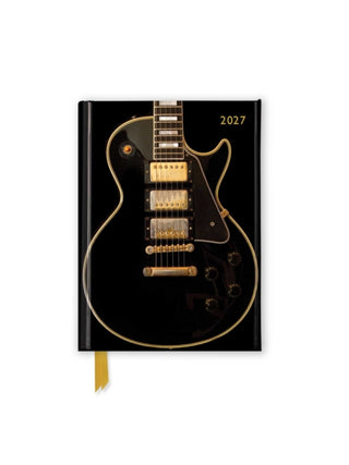 Cover image for 9781806941971 - Black Gibson Guitar 2027 Luxury Pocket Diary Planner - Week to View