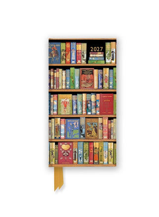 Cover image for 9781806942152 - Bodleian Libraries: Bookshelves 2027 Luxury Slimline Pocket Diary Planner – Week to View