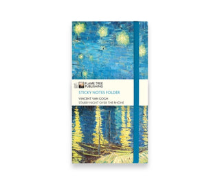 Cover image for 9781806942299 - Vincent van Gogh: Starry Night over the Rhône Flame Tree Sticky Notes Folder