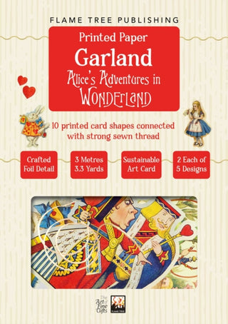 Cover image for 9781806942329 - Alice’s Adventures in Wonderland Paper Garland