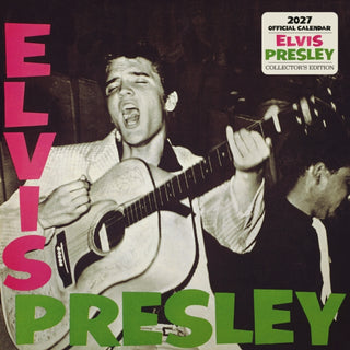 Cover image for 9781807200336 - Elvis 2027 Collector's Edition Record Sleeve Calendar