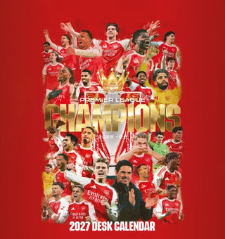 Cover image for 9781807202514 - Arsenal FC 2027 Desk Easel Calendar (Postcards)