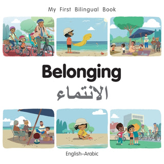 Cover image for 9781835053119 - My First Bilingual Book-Belonging (English-Arabic)