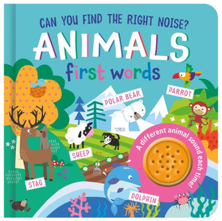 Cover image for 9781835095256 - Animals first words