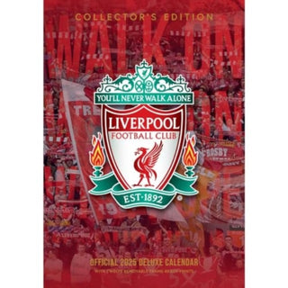 Cover image for 9781835272428 - Liverpool FC A3 Deluxe Calendar 2025