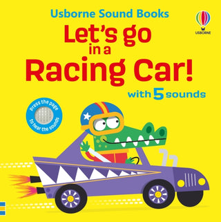 Cover image for 9781835403464 - Let's go in a Racing Car!