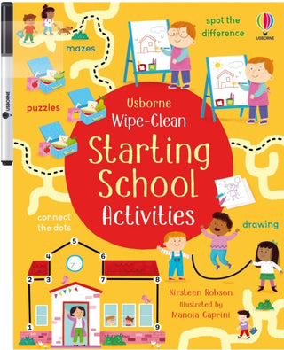 Cover image for 9781835403495 - Wipe-Clean Starting School Activities