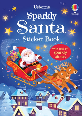 Cover image for 9781835404324 - Sparkly Santa Sticker Book
