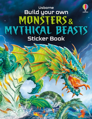 Cover image for 9781835408469 - Build Your Own Monsters and Mythical Beasts Sticker Book