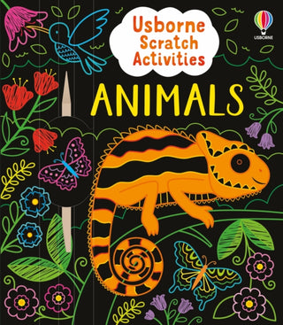 Cover image for 9781835408513 - Usborne Scratch Activities Animals