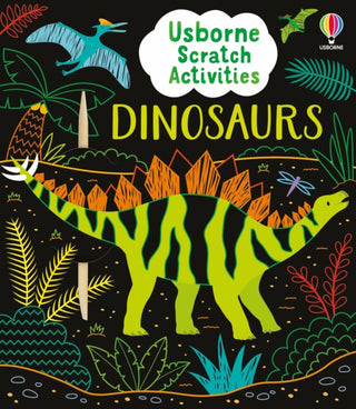 Cover image for 9781835408520 - Usborne Scratch Activities Dinosaurs