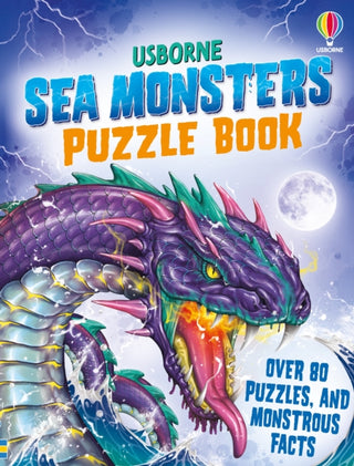 Cover image for 9781835408544 - Sea Monsters Puzzle Book