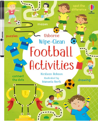 Cover image for 9781835408636 - Wipe-Clean Football Activities