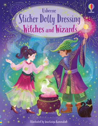 Cover image for 9781835409350 - Sticker Dolly Dressing Witches and Wizards