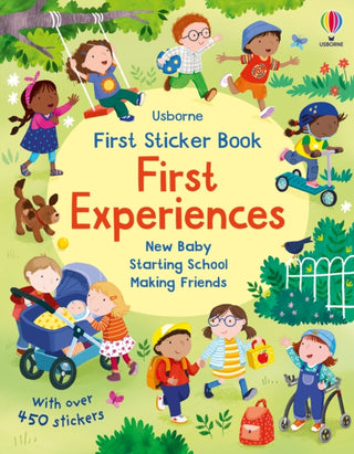 Cover image for 9781835409534 - First Sticker Book First Experiences
