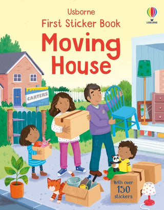 Cover image for 9781835409541 - First Sticker Book Moving House