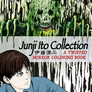 Cover image for 9781835413876 - Junji Ito Collection: A Twisted Horror Coloring Book