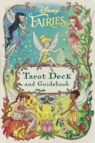 Cover image for 9781835418703 - Disney Fairies Tarot Deck and Guidebook