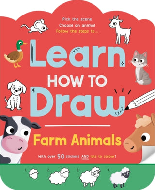 Cover image for 9781835443965 - Learn How to Draw: Farm Animals