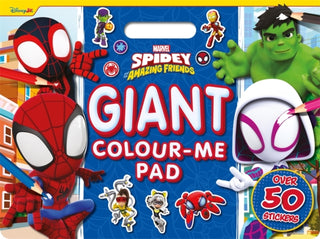 Cover image for 9781835447437 - Marvel Spidey and his Amazing Friends: Giant Colour-Me Pad