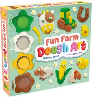 Cover image for 9781835447819 - Fun Farm Dough Art