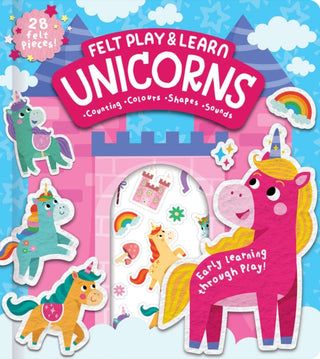 Cover image for 9781835550199 - Felt Play & Learn Unicorns