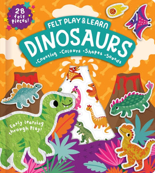 Cover image for 9781835550212 - Felt Play & Learn Dinosaurs