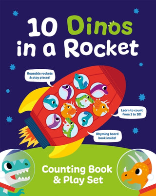 Cover image for 9781835550328 - 10 Dinos in a Rocket