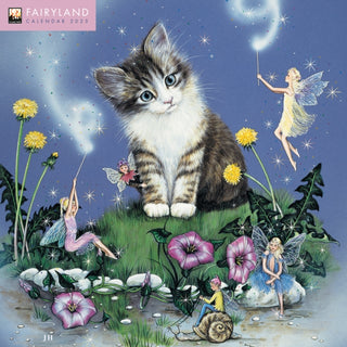 Cover image for 9781835620014 - Fairyland by Jean & Ron Henry Wall Calendar 2025 (Art Calendar)