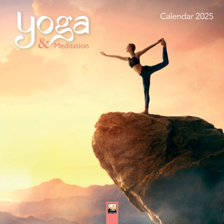 Cover image for 9781835620151 - Yoga & Meditation Wall Calendar 2025 (Art Calendar)