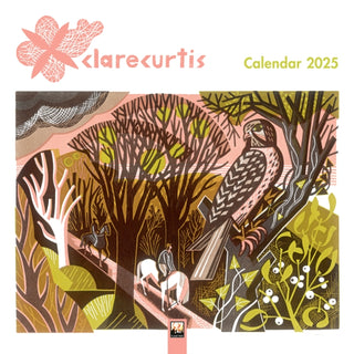 Cover image for 9781835620502 - Clare Curtis Wall Calendar 2025 (Art Calendar)
