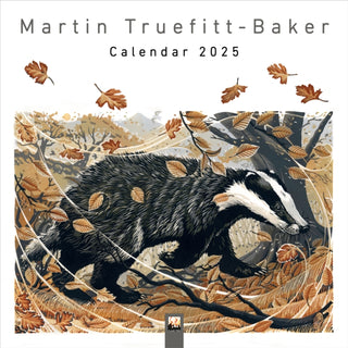 Cover image for 9781835620519 - Martin Truefitt-Baker Wall Calendar 2025 (Art Calendar)