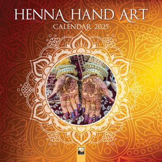 Cover image for 9781835620526 - Henna Hand Art Wall Calendar 2025 (Art Calendar)