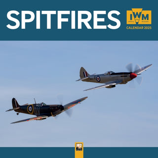 Cover image for 9781835620656 - Imperial War Museums: Spitfires Wall Calendar 2025 (Art Calendar)