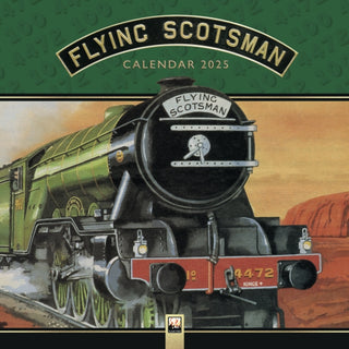 Cover image for 9781835620663 - National Railway Museum: The Flying Scotsman Wall Calendar 2025 (Art Calendar)