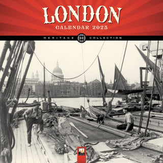 Cover image for 9781835620984 - London Heritage Wall Calendar 2025 (Art Calendar)
