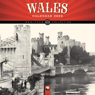 Cover image for 9781835621011 - Wales Heritage Wall Calendar 2025 (Art Calendar)