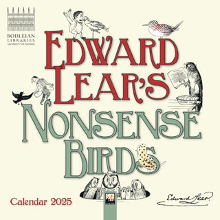 Cover image for 9781835621059 - Bodleian Libraries: Edward Lear's Nonsense Birds Mini Wall Calendar 2025 (Art Calendar)
