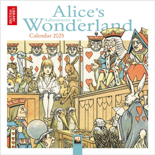 Cover image for 9781835621097 - British Library: Alice's Adventures in Wonderland Mini Wall Calendar 2025 (Art Calendar)