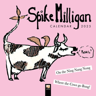 Cover image for 9781835621196 - Spike Milligan Mini Wall Calendar 2025 (Art Calendar)