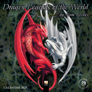 Cover image for 9781835621202 - Anne Stokes: Dragon Legends of the World Mini Wall calendar 2025 (Art Calendar)
