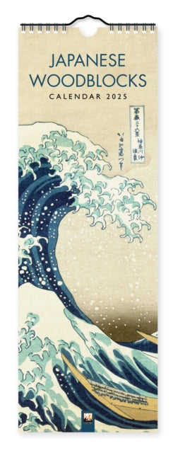 Cover image for 9781835621288 - Japanese Woodblocks Slim Calendar 2025 (Art Calendar)