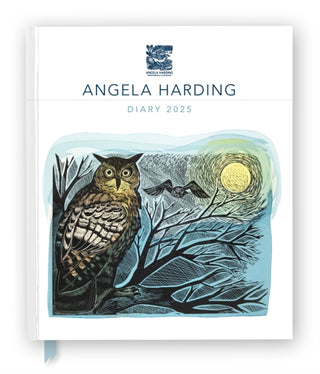 Cover image for 9781835621332 - Angela Harding 2025 Desk Diary Planner - Week to View, Illustrated throughout