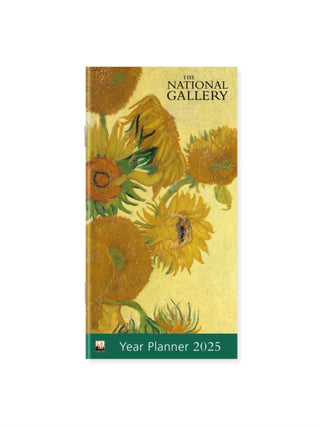 Cover image for 9781835621615 - National Gallery: Van Gogh, Sunflowers 2025 Year Planner - Month to View